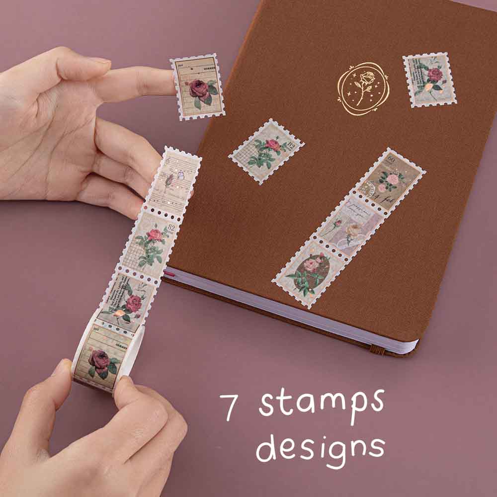 Tsuki ‘Vintage Rose’ Washi Tape Set ☾
