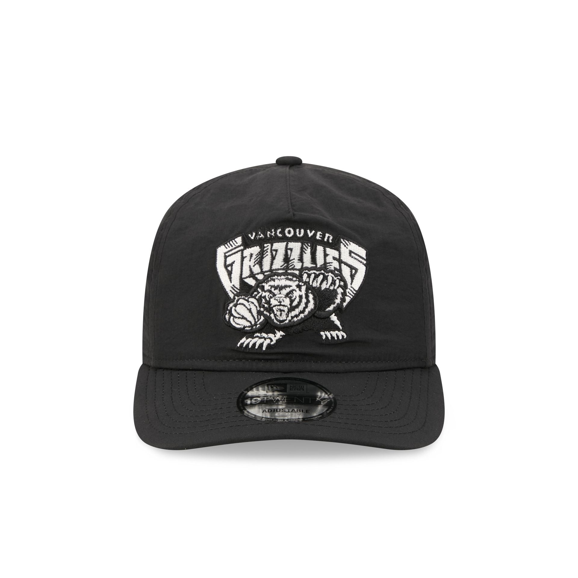 Vancouver Grizzlies Black Nylon 19TWENTY Adjustable Hat