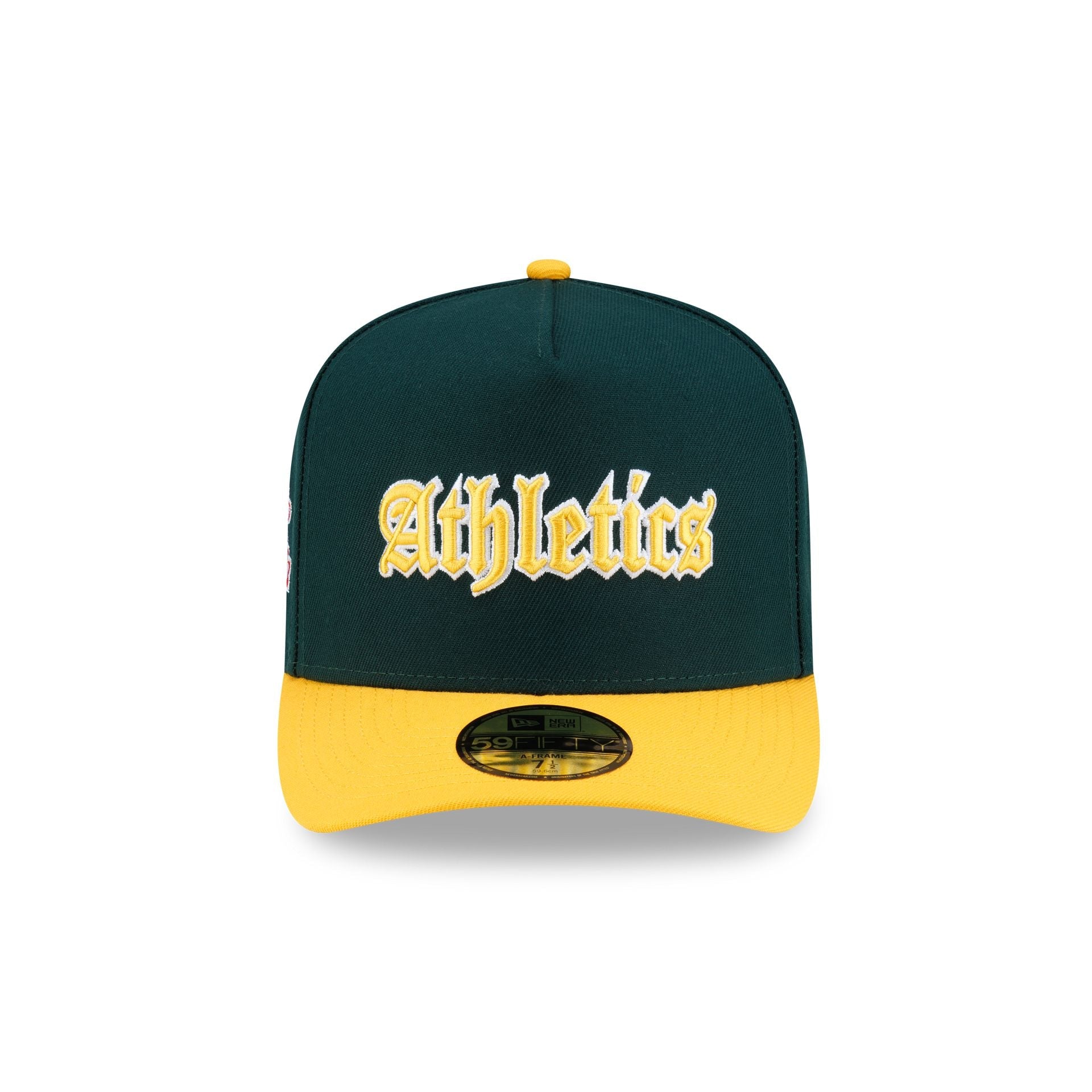 Just Caps Gothic Script Athletics 59FIFTY A-Frame Fitted Hat