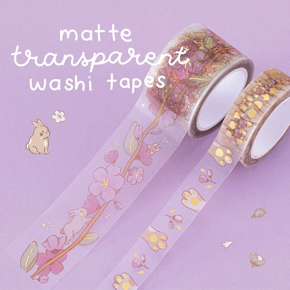 Tsuki ‘Bunny Blush’ Washi Tape Set ☾ x @blossom_bujo