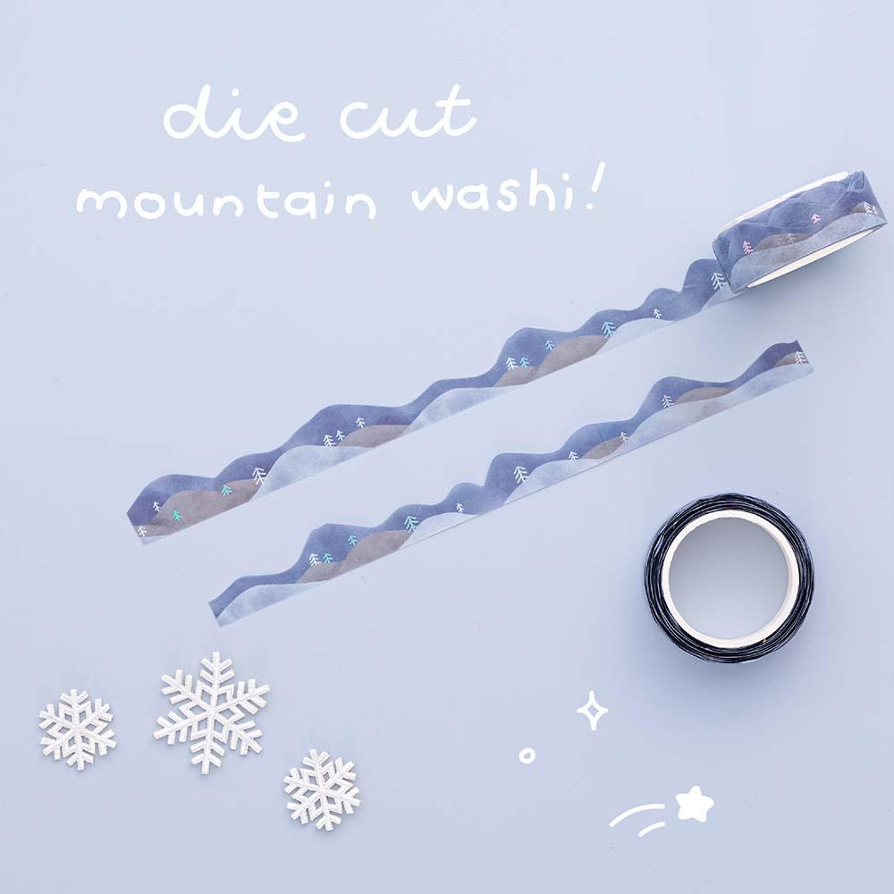 Tsuki ‘Dreams of Snow’ Holographic Washi Tape Set ☾