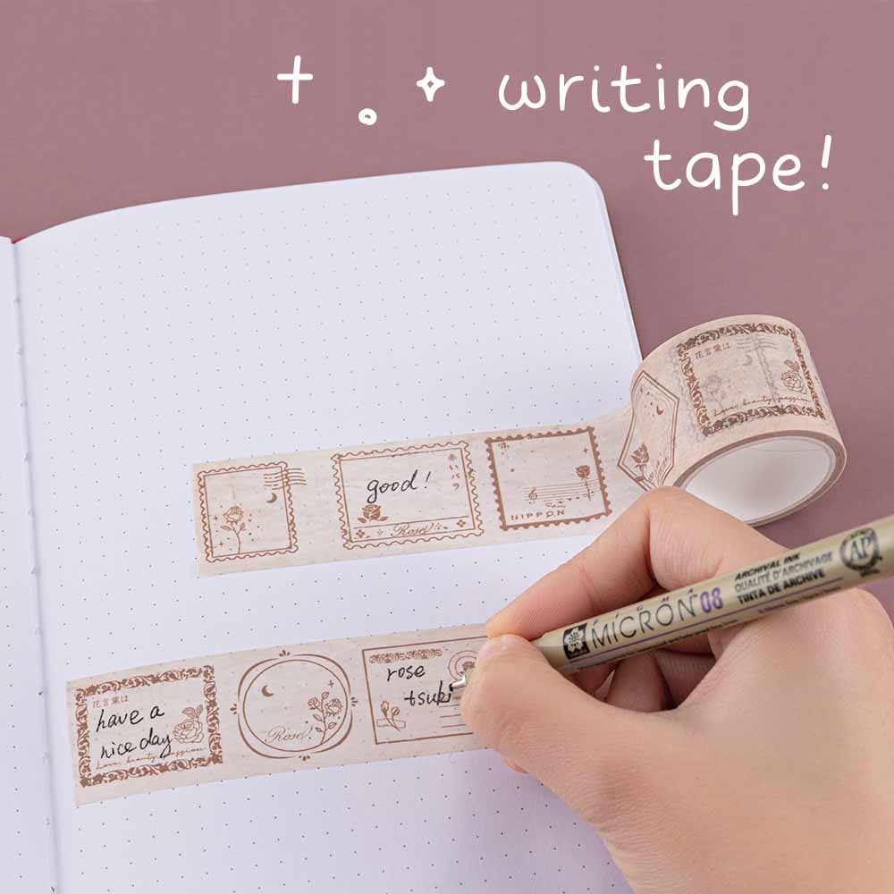 Tsuki ‘Vintage Rose’ Washi Tape Set ☾