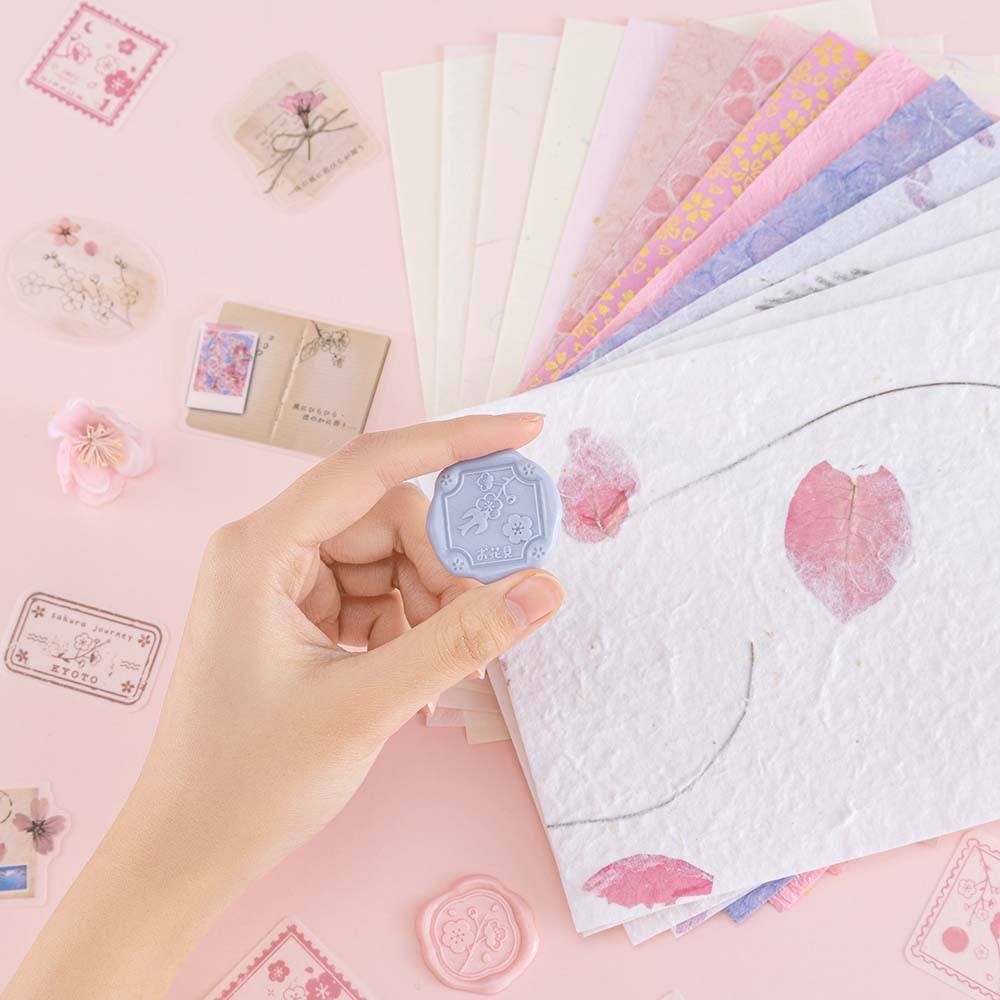 Tsuki ‘Sakura Journey’ Scrapbook Sticker Set ☾