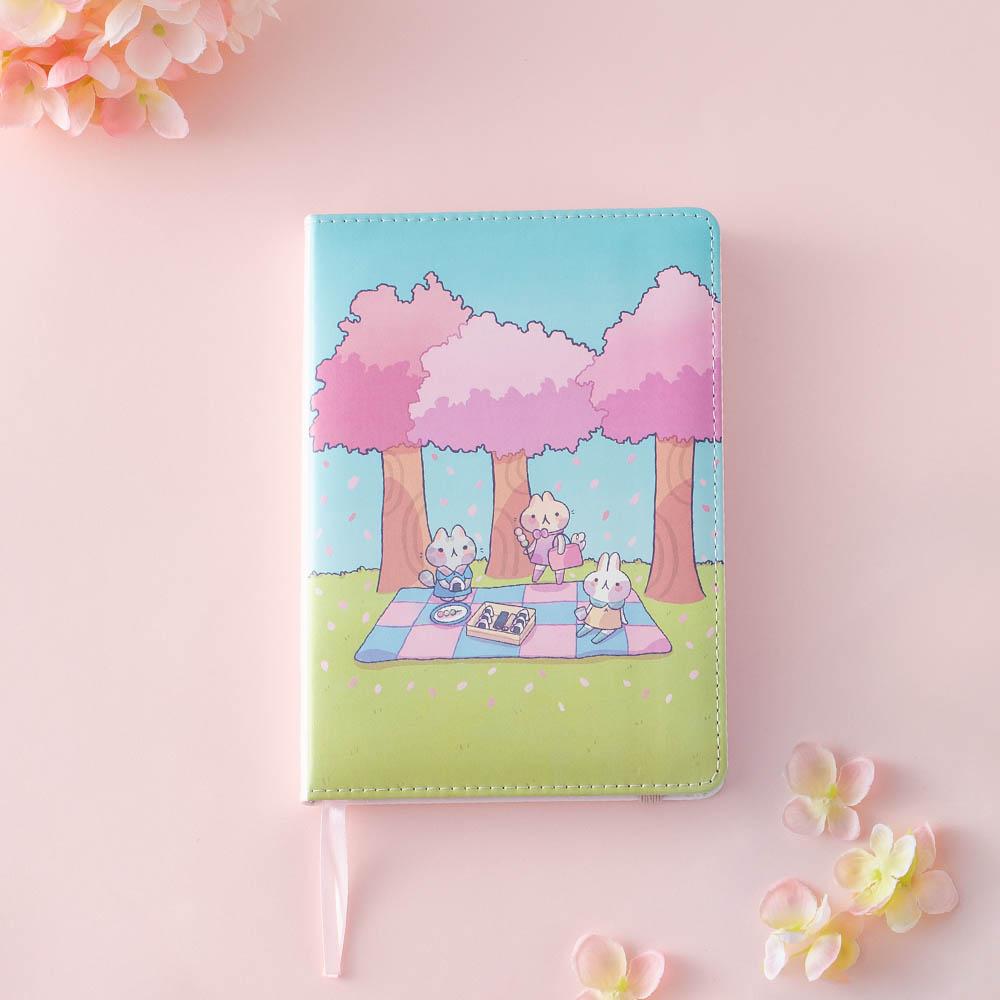 Tsuki ‘Four Seasons: Spring Edition’ Bullet Journal ☾ @milkkoyo x NotebookTherapy
