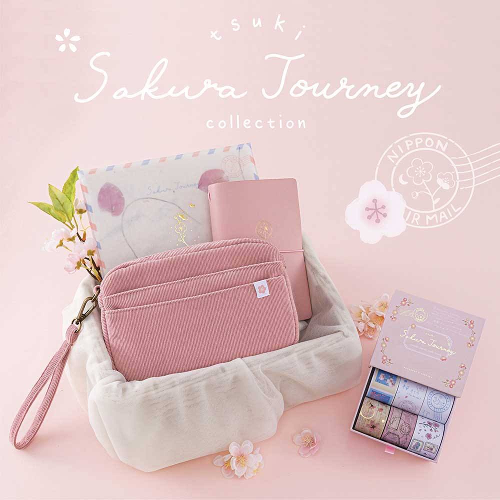 Tsuki ‘Sakura Journey’ Limited Edition Travel Notebook ☾