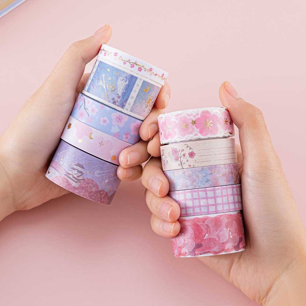 Tsuki ‘Sakura Journey’ Washi Tape Set ☾