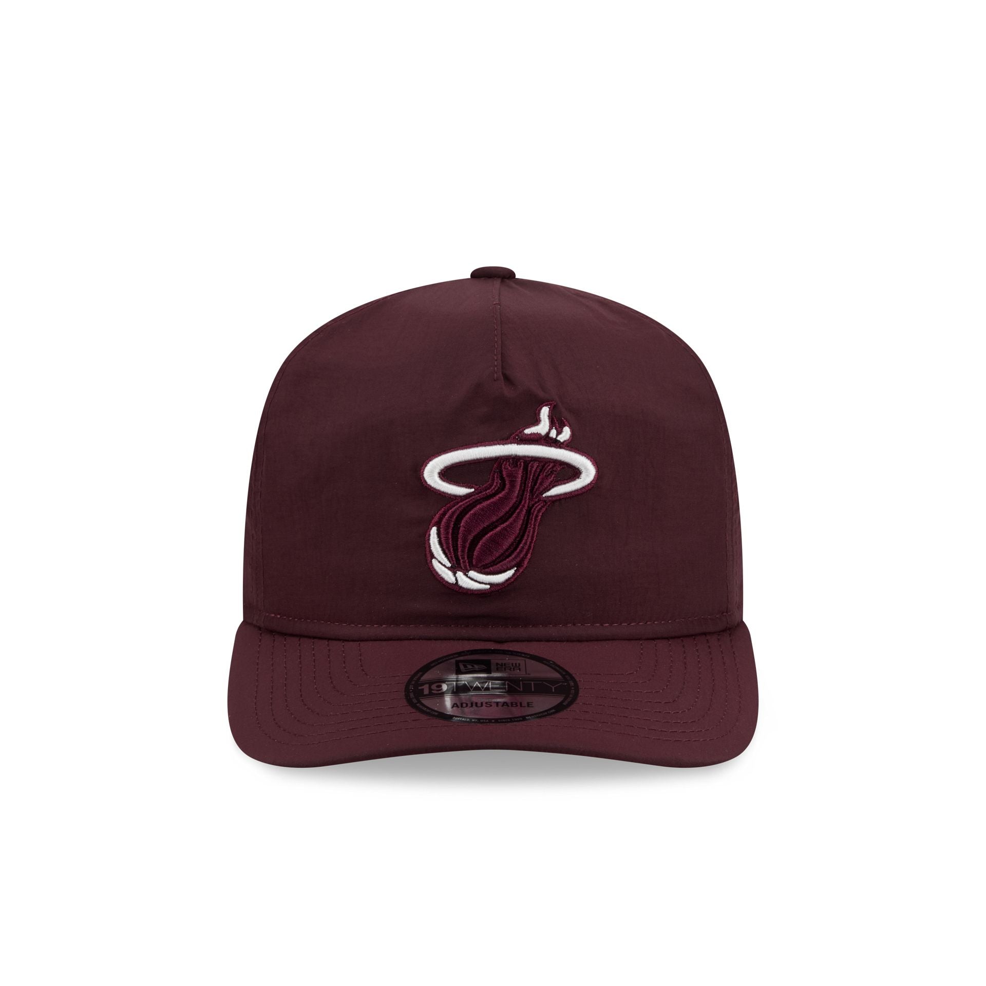 Miami Heat Burgundy Nylon 19TWENTY Adjustable Hat