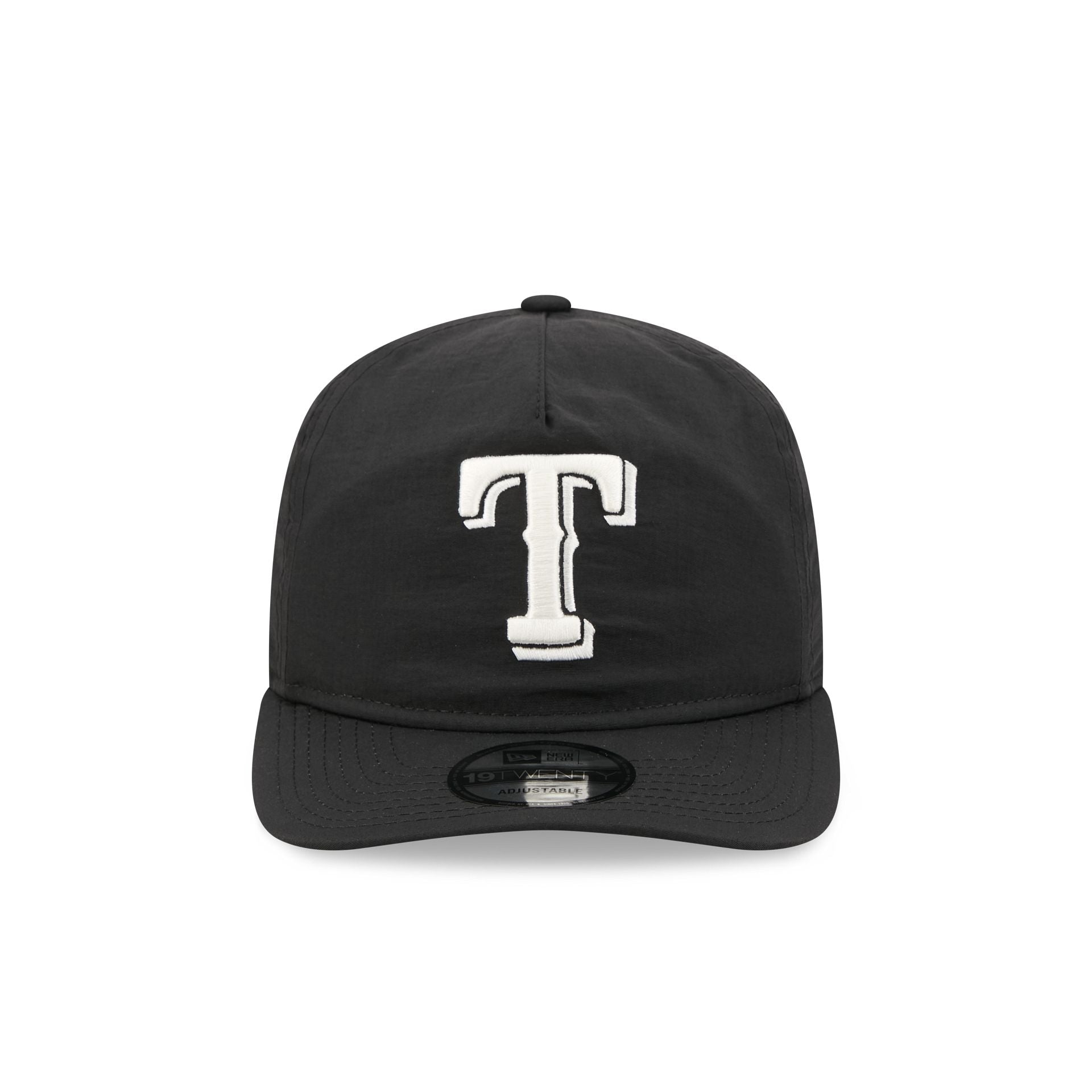 Texas Rangers Black Nylon 19TWENTY Adjustable Hat