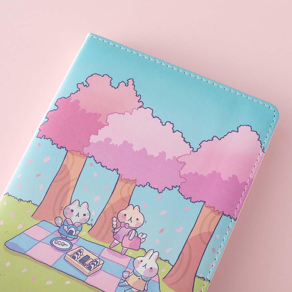 Tsuki ‘Four Seasons: Spring Edition’ Bullet Journal ☾ @milkkoyo x NotebookTherapy