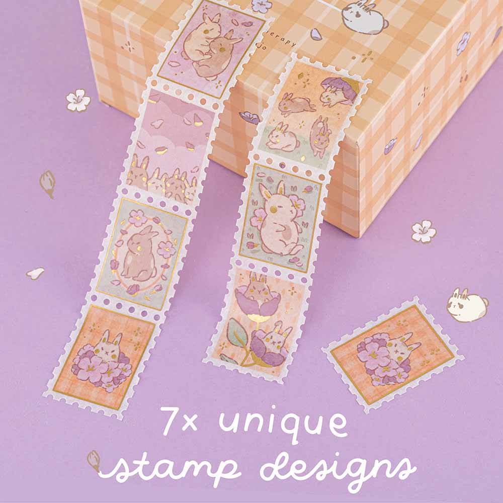 Tsuki ‘Bunny Blush’ Washi Tape Set ☾ x @blossom_bujo