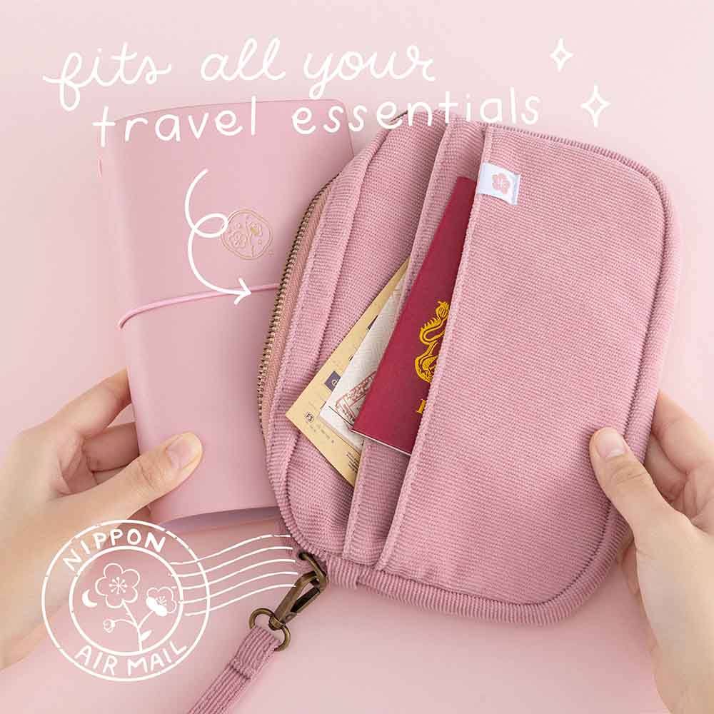 Tsuki ‘Sakura Journey’ Travel Pouch ☾